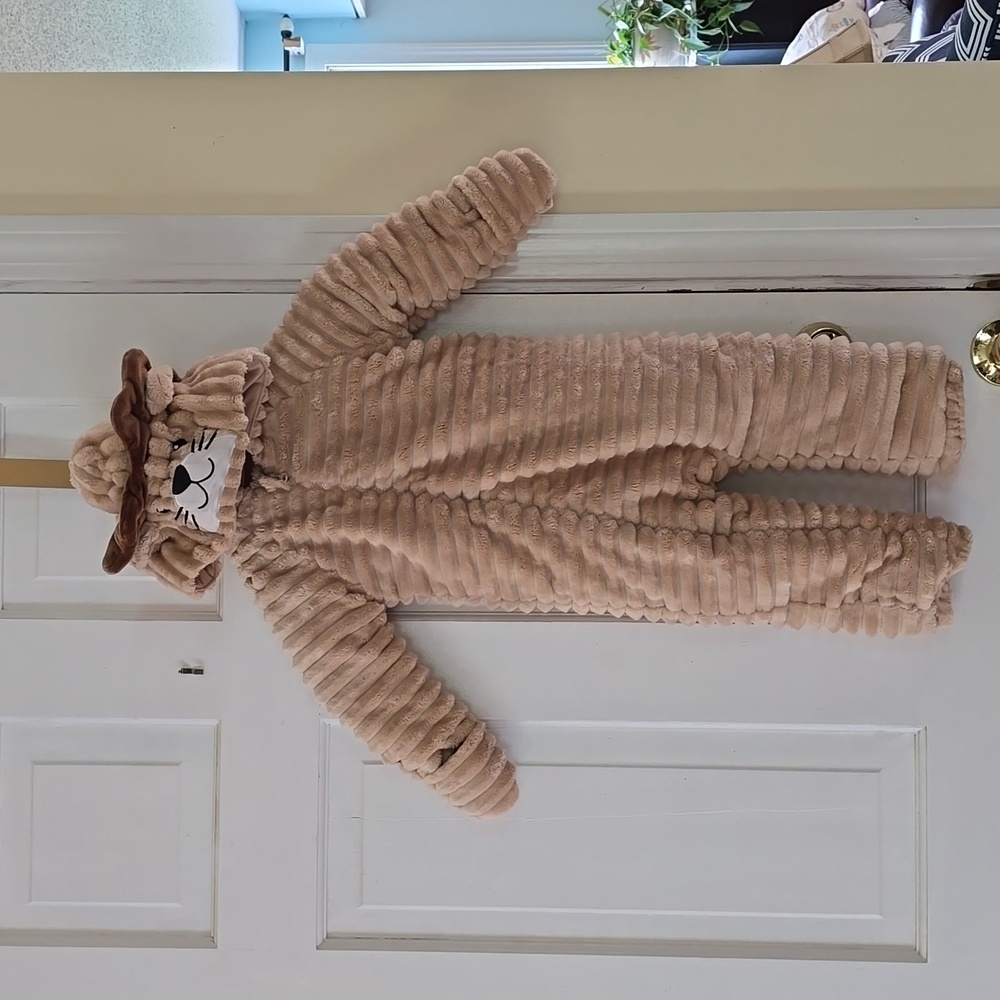 Plush Lion Halloween Costume or Warm Snuggly Coat Koala Brand 12-18M Tan & Brown